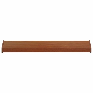 vidaXL Σαβανωτό Παραθύρου Καφέ ξύλο 60 x 20 x 4,5 εκ PVC