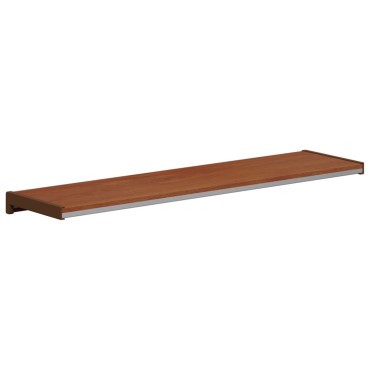 vidaXL Σαβανωτό Παραθύρου Καφέ ξύλο 60 x 20 x 4,5 εκ PVC