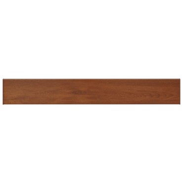 vidaXL Σαβανωτό Παραθύρου Καφέ ξύλο 140 x 25 x 4,5 εκ PVC