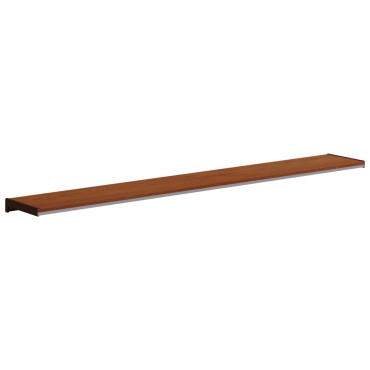 vidaXL Σαβανωτό Παραθύρου Καφέ ξύλο 160 x 25 x 4,5 εκ PVC