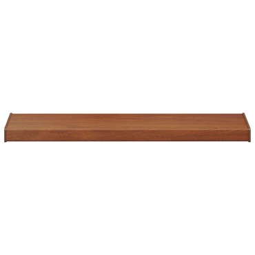 vidaXL Σαβανωτό Παραθύρου Καφέ ξύλο 100 x 30 x 4,5 εκ PVC
