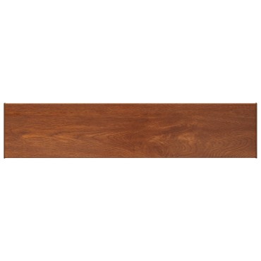 vidaXL Σαβανωτό Παραθύρου Καφέ ξύλο 160 x 30 x 4,5 εκ PVC