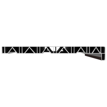 vidaXL Σαβανωτό Παραθύρου Καφέ ξύλο 60 x 35 x 4,5 εκ PVC