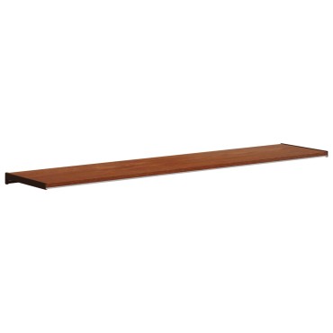 vidaXL Σαβανωτό Παραθύρου Καφέ ξύλο 140 x 35 x 4,5 εκ PVC