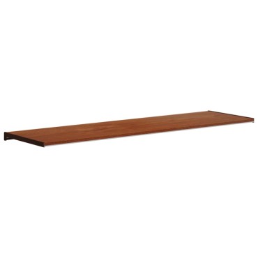vidaXL Σαβανωτό Παραθύρου Καφέ ξύλο 120 x 40 x 4,5 εκ PVC