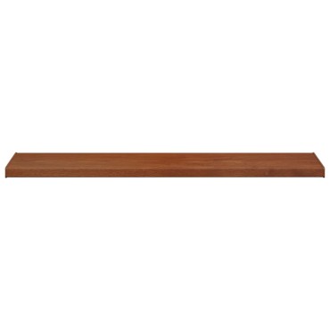 vidaXL Σαβανωτό Παραθύρου Καφέ ξύλο 140 x 40 x 4,5 εκ PVC