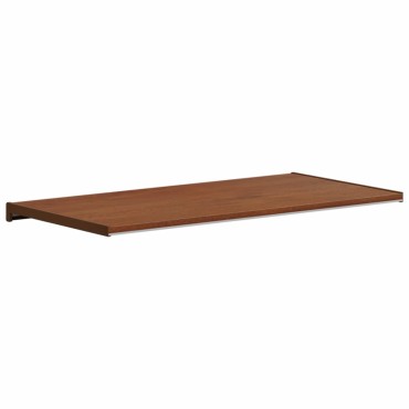 vidaXL Σαβανωτό Παραθύρου Καφέ ξύλο 60 x 45 x 4,5 εκ. PVC