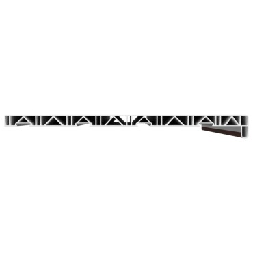 vidaXL Σαβανωτό Παραθύρου Καφέ ξύλο 100 x 45 x 4,5 εκ PVC