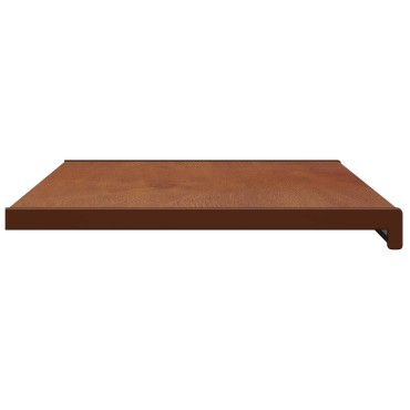 vidaXL Σαβανωτό Παραθύρου Καφέ ξύλο 100 x 45 x 4,5 εκ PVC