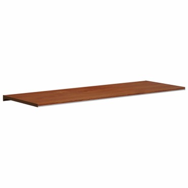 vidaXL Σαβανωτό Παραθύρου Καφέ ξύλο 120 x 50 x 4,5 εκ PVC