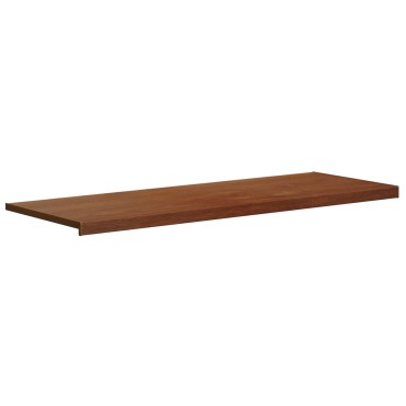 vidaXL Σαβανωτό Παραθύρου Καφέ ξύλο 160 x 50 x 4,5 εκ PVC