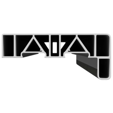 vidaXL Σαβανωτό Παραθύρου Υφή Μάρμαρου 100 x 15 x 4,5 εκ PVC