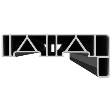 vidaXL Σαβανωτό Παραθύρου Υφή Μάρμαρου 140 x 15 x 4,5 εκ PVC