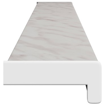 vidaXL Σαβανωτό Παραθύρου Υφή Μάρμαρου 140 x 15 x 4,5 εκ PVC