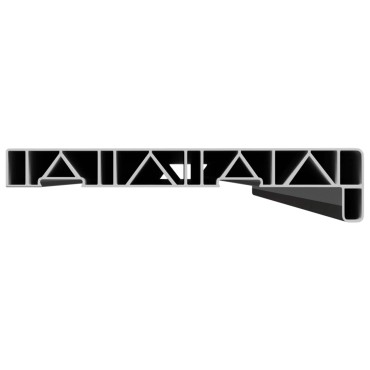 vidaXL Σαβανωτό Παραθύρου Υφή Μάρμαρου 140 x 20 x 4,5 εκ PVC