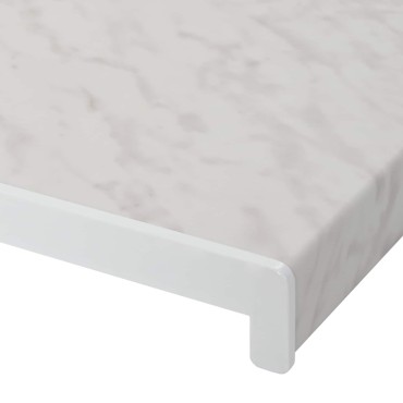 vidaXL Σαβανωτό Παραθύρου Υφή Μάρμαρου 140 x 20 x 4,5 εκ PVC