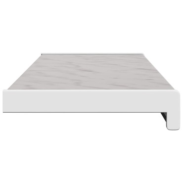 vidaXL Σαβανωτό Παραθύρου Υφή Μάρμαρου 60 x 25 x 4,5 εκ PVC