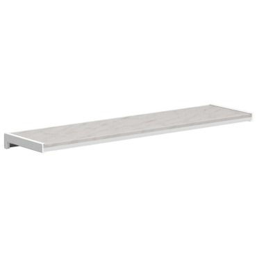 vidaXL Σαβανωτό Παραθύρου Υφή Μάρμαρου 80 x 25 x 4,5 εκ PVC