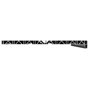 vidaXL Σαβανωτό Παραθύρου Υφή Μάρμαρου 100 x 45 x 4,5 εκ PVC