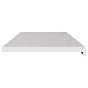 vidaXL Σαβανωτό Παραθύρου Υφή Μάρμαρου 140 x 45 x 4,5 εκ PVC
