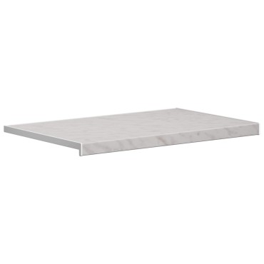 vidaXL Σαβανωτό Παραθύρου Υφή Μάρμαρου 100 x 50 x 4,5 εκ. PVC
