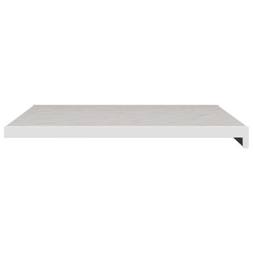 vidaXL Σαβανωτό Παραθύρου Υφή Μάρμαρου 100 x 50 x 4,5 εκ. PVC