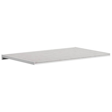 vidaXL Σαβανωτό Παραθύρου Υφή Μάρμαρου 100 x 50 x 4,5 εκ. PVC