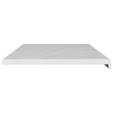 vidaXL Σαβανωτό Παραθύρου Υφή Μάρμαρου 120 x 50 x 4,5 εκ PVC