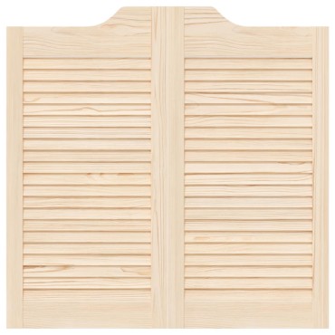vidaXL Πόρτες Swing 2 τμχ. 80 x 40 cm Μασίφ Ξύλο Πεύκου Φυσικό