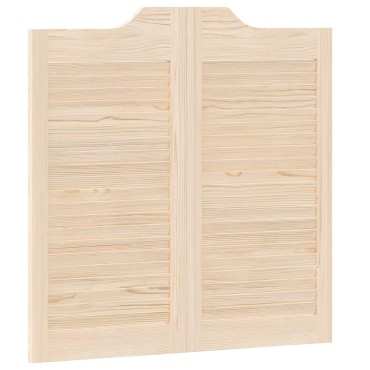 vidaXL Πόρτες Swing 2 τμχ. 80 x 40 cm Μασίφ Ξύλο Πεύκου Φυσικό