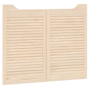 vidaXL Πόρτες Swing 2 τμχ. 80 x 50 cm Μασίφ Ξύλο Πεύκου Φυσικό