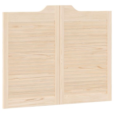 vidaXL Πόρτες Swing 2 τμχ. 80 x 50 cm Μασίφ Ξύλο Πεύκου Φυσικό