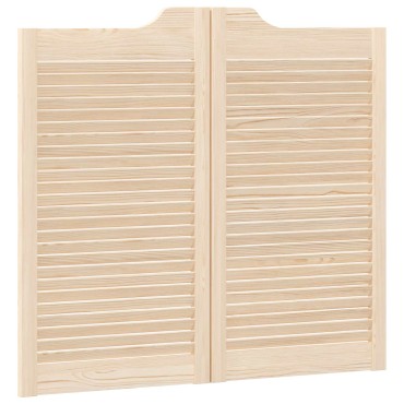vidaXL Πόρτες Swing 90 x 50 cm Μασίφ Ξύλο Πεύκου Φυσικό