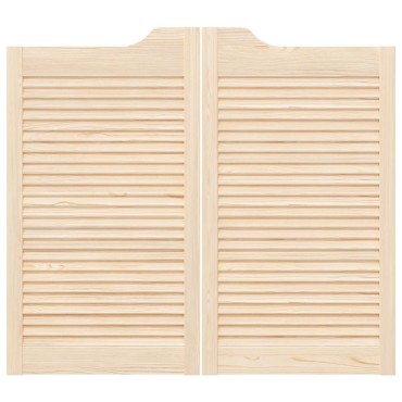 vidaXL Πόρτες Swing 2 τμχ. 90 x 50 cm Μασίφ Ξύλο Πεύκου Φυσικό