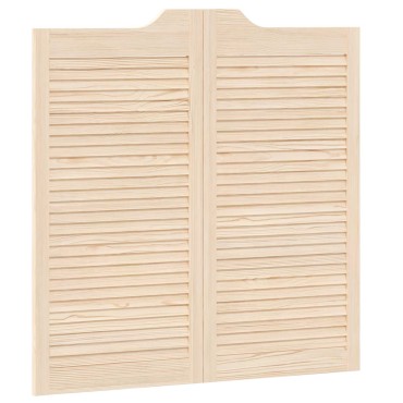 vidaXL Πόρτες Swing Φυσικό 100 x 50 cm Μασίφ Ξύλο Πεύκου