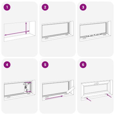 vidaXL Εσωτερικό Χρώμα Παραθύρου Υπόγειου Λευκό RISOR 110 x 40 cm