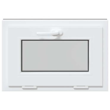 vidaXL Παράθυρο Κάτω Στρώματος RISOR 60 x 40 cm PVC και Γυαλί Ανθρακί