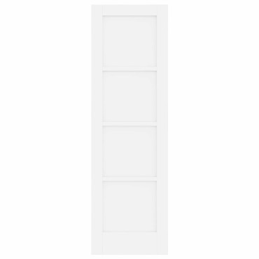 vidaXL Εσωτερική Πόρτα Λευκό 61 x 198,5 εκ. Κόντρα πλακέ