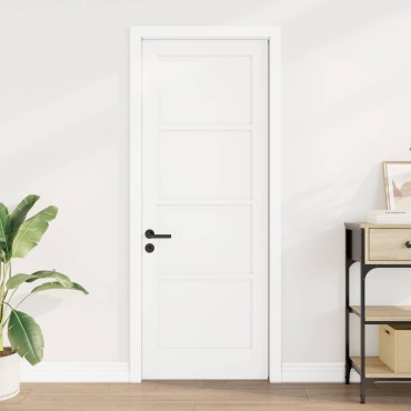 vidaXL Εσωτερική Πόρτα Λευκό 73,5 x 198,5 εκ. Κόντρα πλακέ