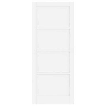 vidaXL Εσωτερική Πόρτα Λευκό 86 x 211 cm Κόντρα πλακέ