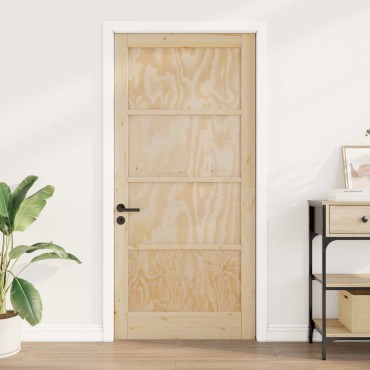 vidaXL Εσωτερική Πόρτα 93 x 202 cm Κόντρα πλακέ Φυσικό