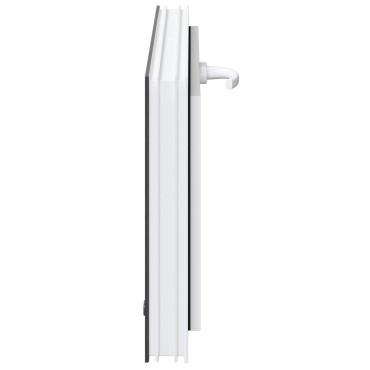 vidaXL Παράθυρο Κάτω Στρώματος RISOR 80 x 40 cm PVC και Γυαλί Ανθρακί