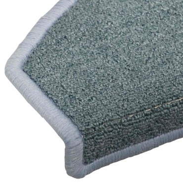 vidaXL Αυτοκόλλητα Ματ Σκαλοπατιών 15 τεμ. 80 x 24,5 x 3,5 εκ. Θαλασσί