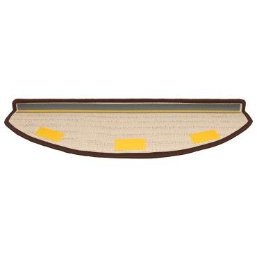 vidaXL Αυτοκόλλητα Ματ Σκαλοπατιών 15 τμχ. 80 x 24,5 x 3,5 εκ. Καφέ