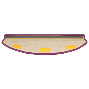 vidaXL Αυτοκόλλητα Ματ Σκαλοπατιών 15 τμχ. 80 x 24,5 x 3,5 εκ. Βιολετί