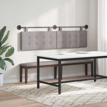 vidaXL Κεφαλάρι κρεβατιού κρεμαστό Taupe Ύφασμα 190x55x5cm 1 τεμ.