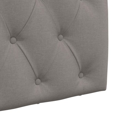 vidaXL Κεφαλάρι κρεβατιού κρεμαστό Taupe Ύφασμα 130x55x7cm 1 τεμ.