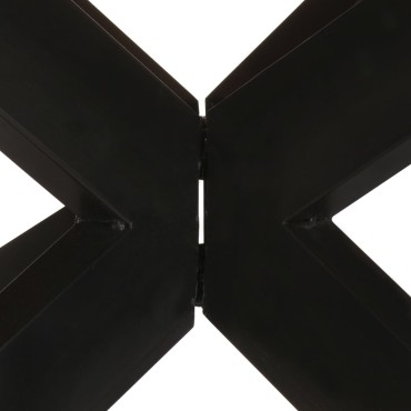 vidaXL Τραπεζαρία Στρογγυλή 175x75cm από Μασίφ Ανακυκλωμένο Ξύλο 1 τεμ.