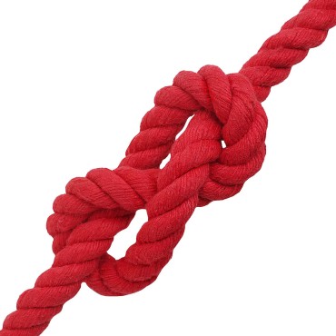 vidaXL Σχοινί Κόκκινο 2 x 2 x 10000 εκ Βαμβάκι