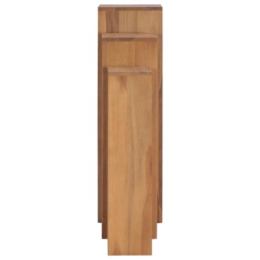 vidaXL Σετ Ανθοστήλες 3 Τεμαχίων από Μασίφ Ξύλο Teak